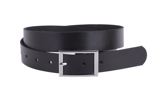 5219 - Sleek Simplicity: Minimal Rectangle Buckle Belt - Timeless Elegance, Effortlessly Defined