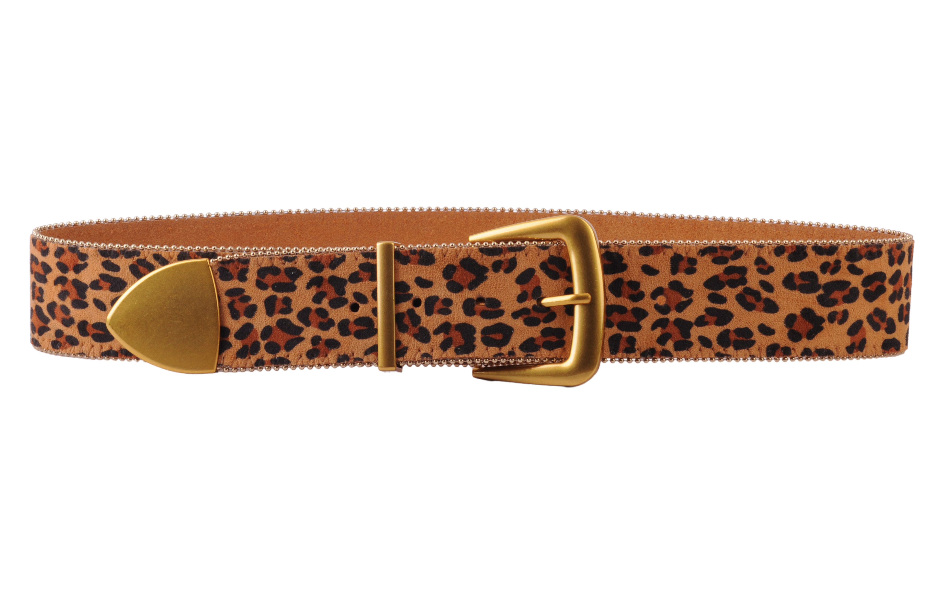 5281 - Zipper Lined Leopard Print Belt | Most Wanted USA