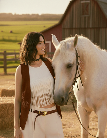 Skinny Suede Belt with Chubby Buckle