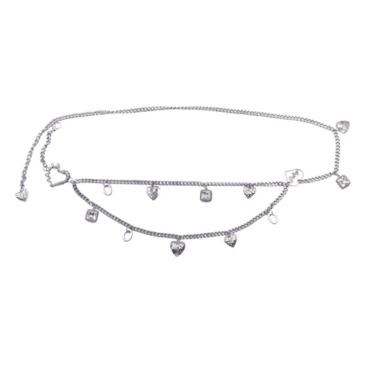 Layered Charm Chain Belt - Ships October 27th