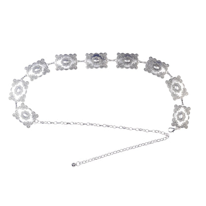 Ornate Rectangular Chain Belt