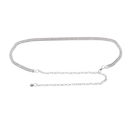 Singular Rhinestone Rope Chain Belt - Ships September 29th