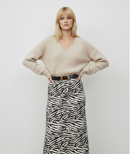 Skinny Croco Belt with Gold Hardware