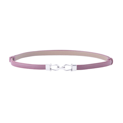 Adjustable Belt with Silver Buckle