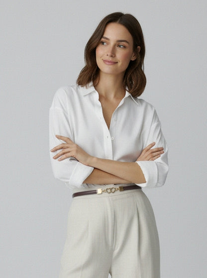 Adjustable Belt with Heart Buckle