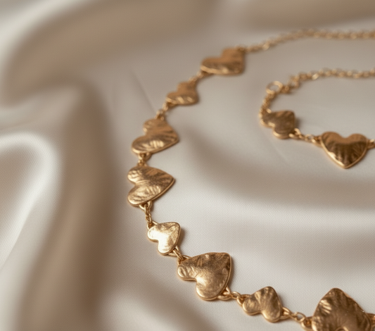 Gold Sweetheart Chain Belt