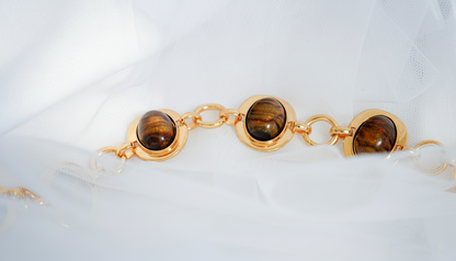 Gold Earthstone Chain Belt