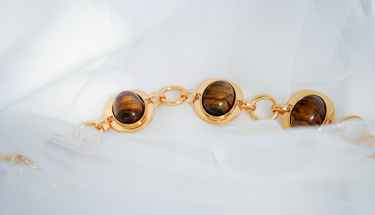 Gold Earthstone Chain Belt