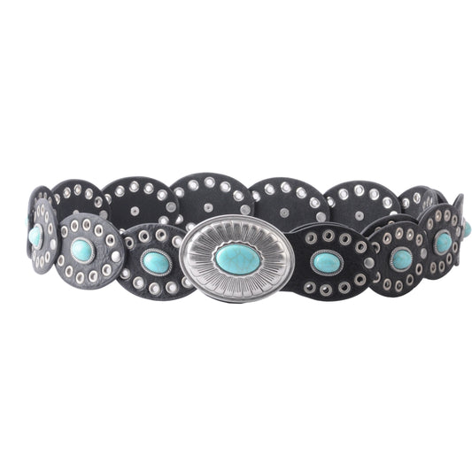 Turquoise Trails Concho Belt