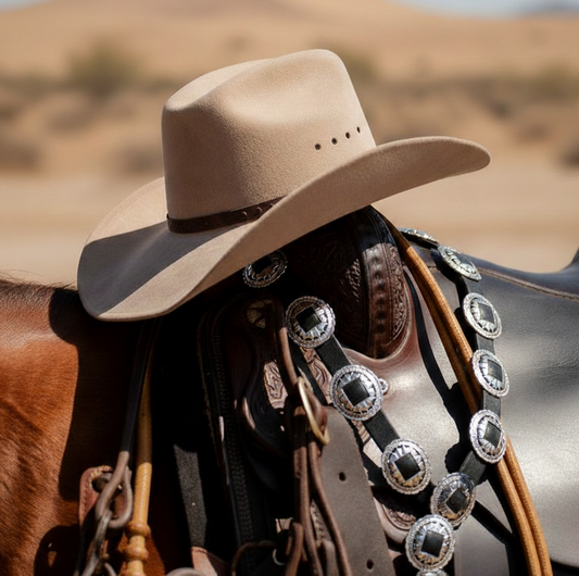 Loop-Through Leather Concho Belt