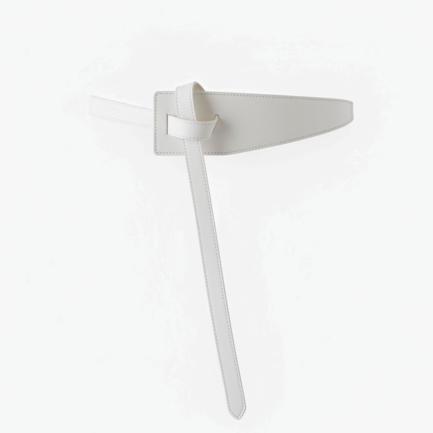 Tapered Asymmetrical Tie Waist Belt