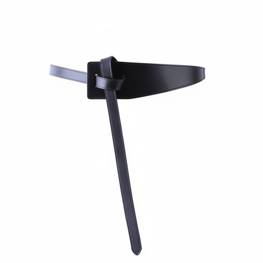 Tapered Asymmetrical Tie Waist Belt