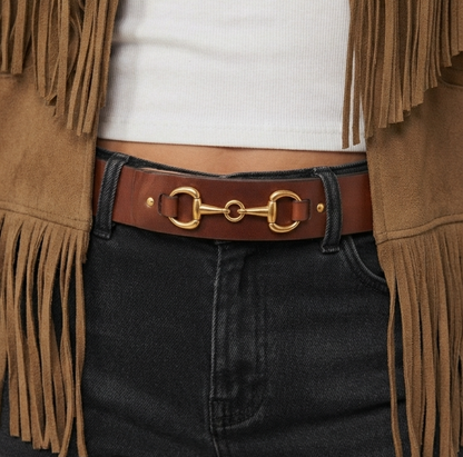 Sienna Snaffle Horse Bit Belt