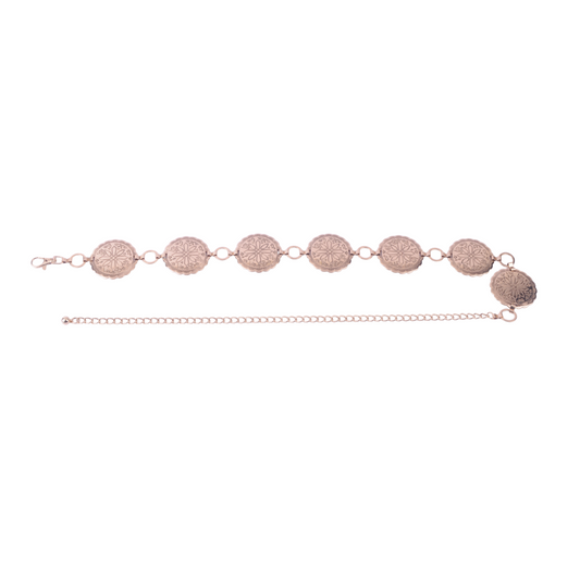 Shiny Metallic Concho Belt - Ships October 27th