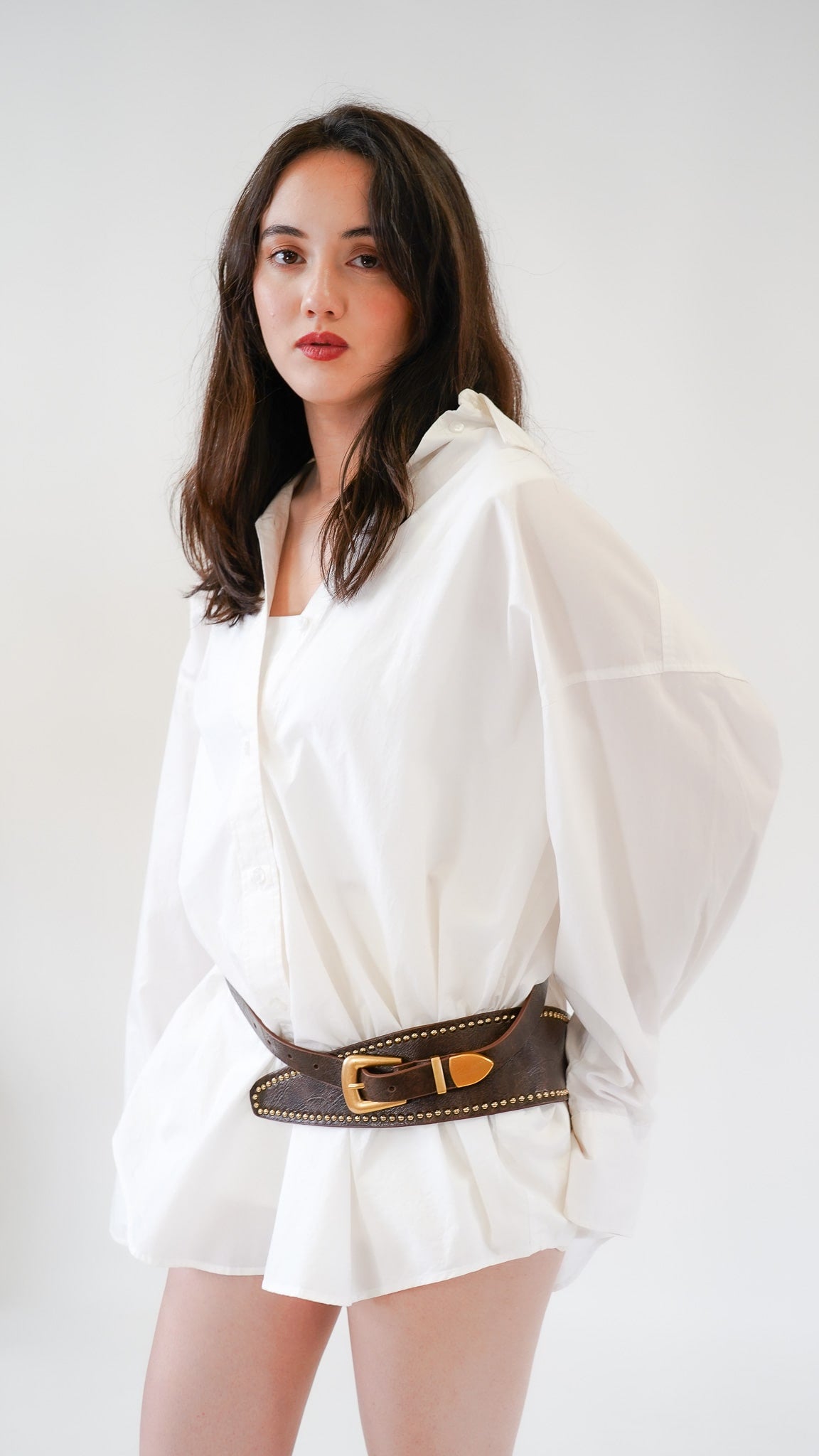Studded Avant Garde Western Belt