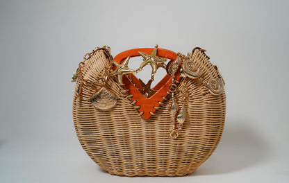 Gold Spiral Seashell Chain Belt