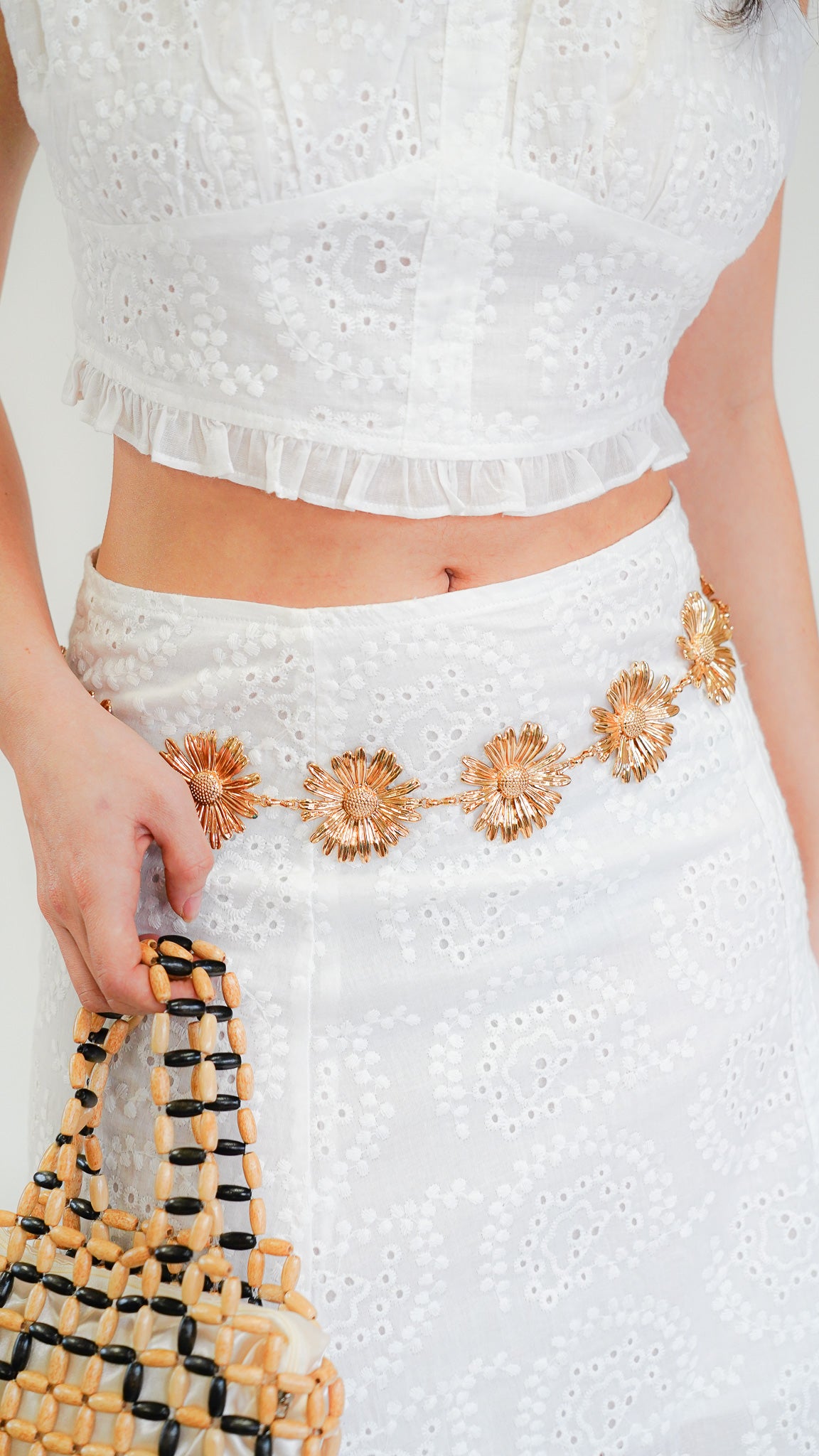 Gold Daisy Chain Belt