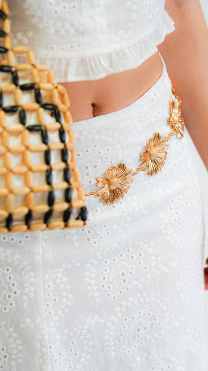 Gold Daisy Chain Belt