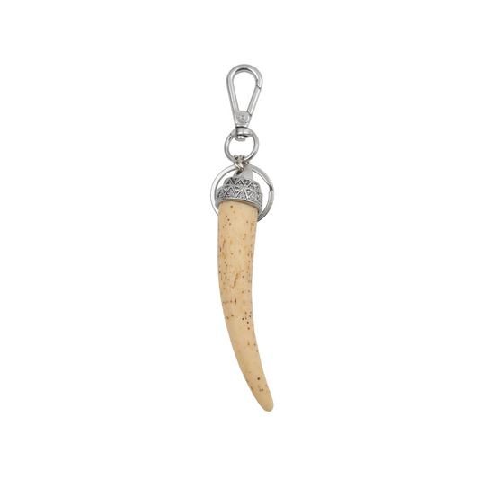 4013 - White Horn Bag Charm