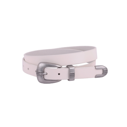 Three-Piece Antique Silver Western Belt - Ships September 29th