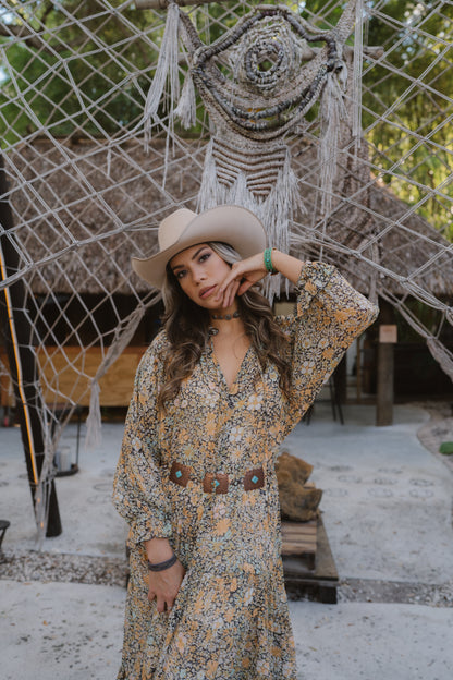 Turquoise Square Concho Chain Belt - Ships September 29th