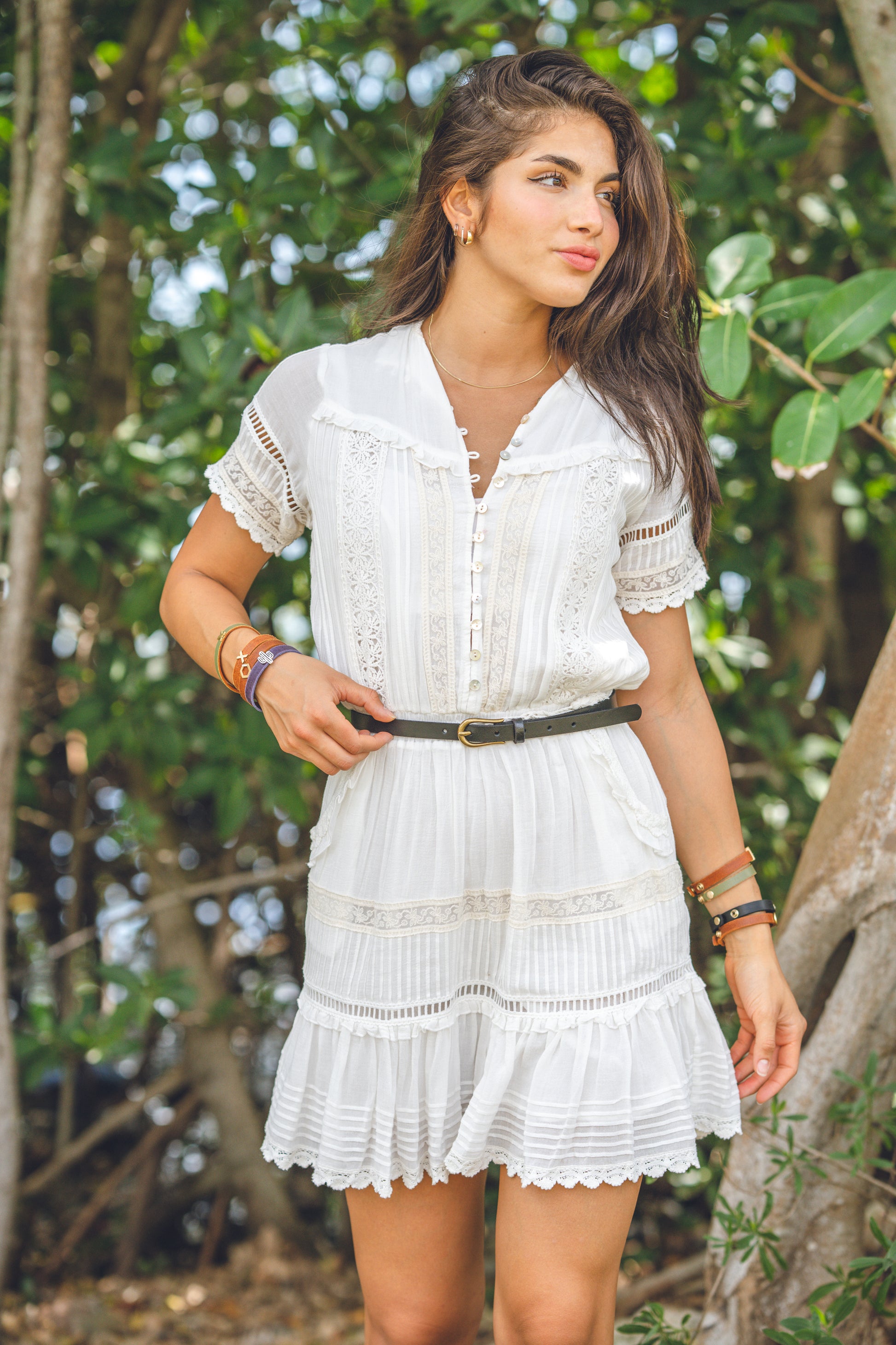 5035 - Basic Skinny Equestrian Buckle Leather Belt - Wholesale Belt - Most Wanted USA