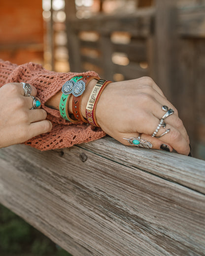 2145 - Thin Concho Bracelet - Wholesale Bracelet - Most Wanted USA