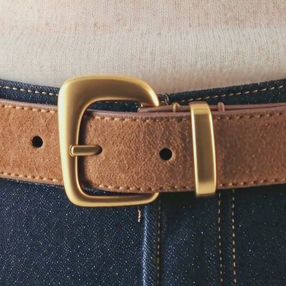 Suede Gemstone Belt