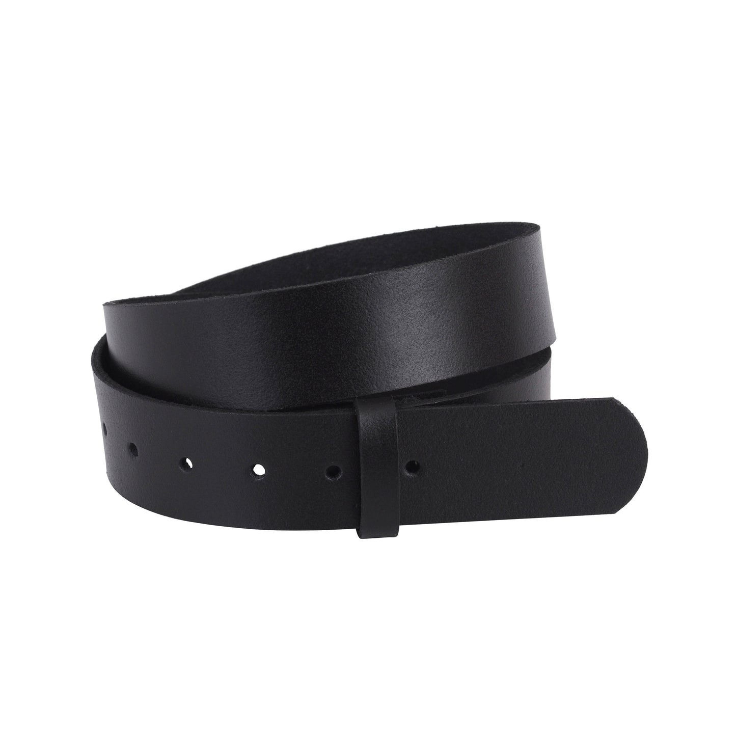 Smooth Snap On Leather Belt Strap (Strap Only, No Buckle)