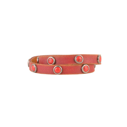 2006-RED 2006 - Everyday double wrap Bracelet - Wholesale Bracelet - Most Wanted USA