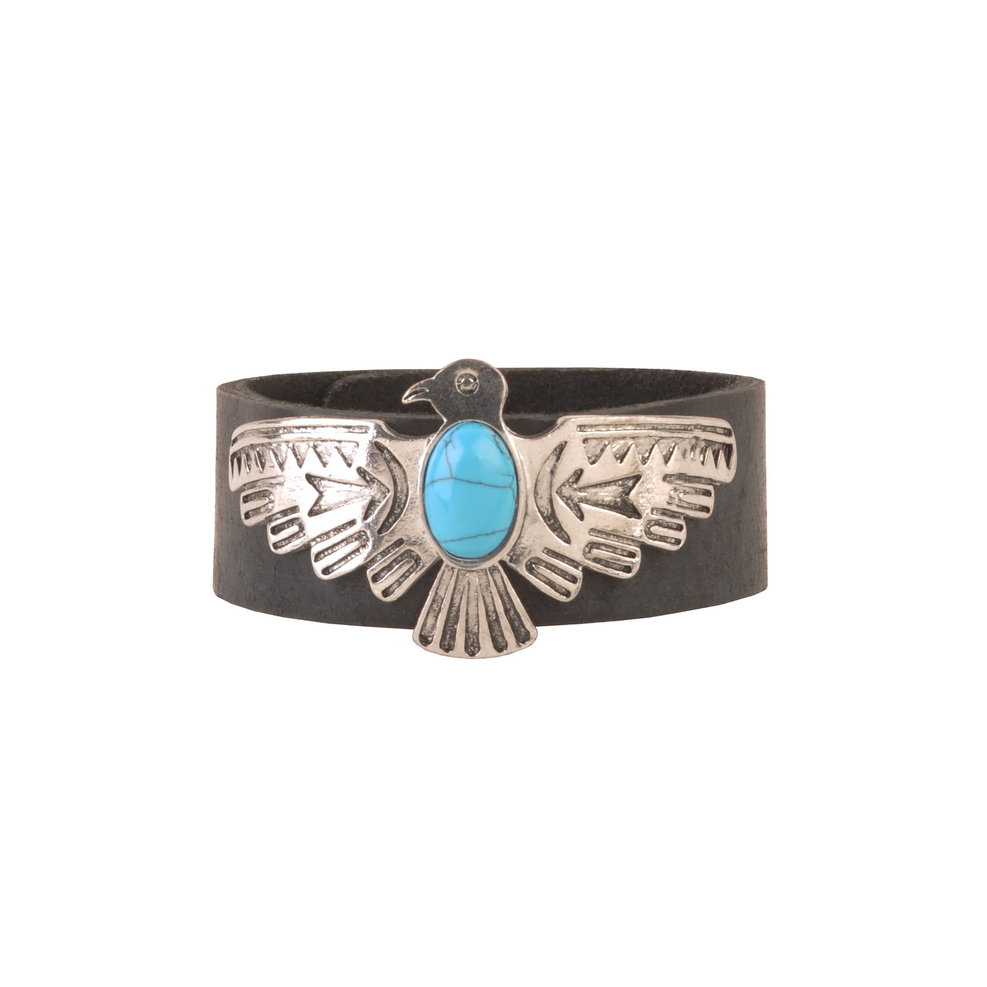 2009-BLACK 2009 - Thunder Bird Cuff Bracelet - Wholesale Bracelet - Most Wanted USA