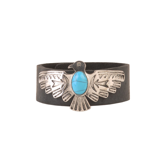 2009-BLACK 2009 - Thunder Bird Cuff Bracelet - Wholesale Bracelet - Most Wanted USA