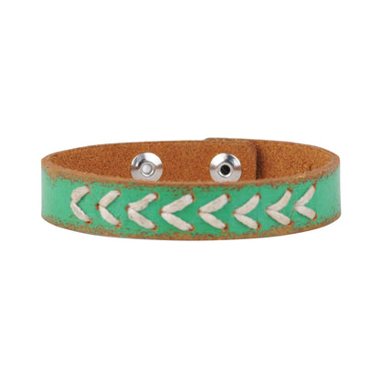 2036TURQ 2036 - Skinny Hand Stitched Bracelet - Wholesale Bracelet - Most Wanted USA