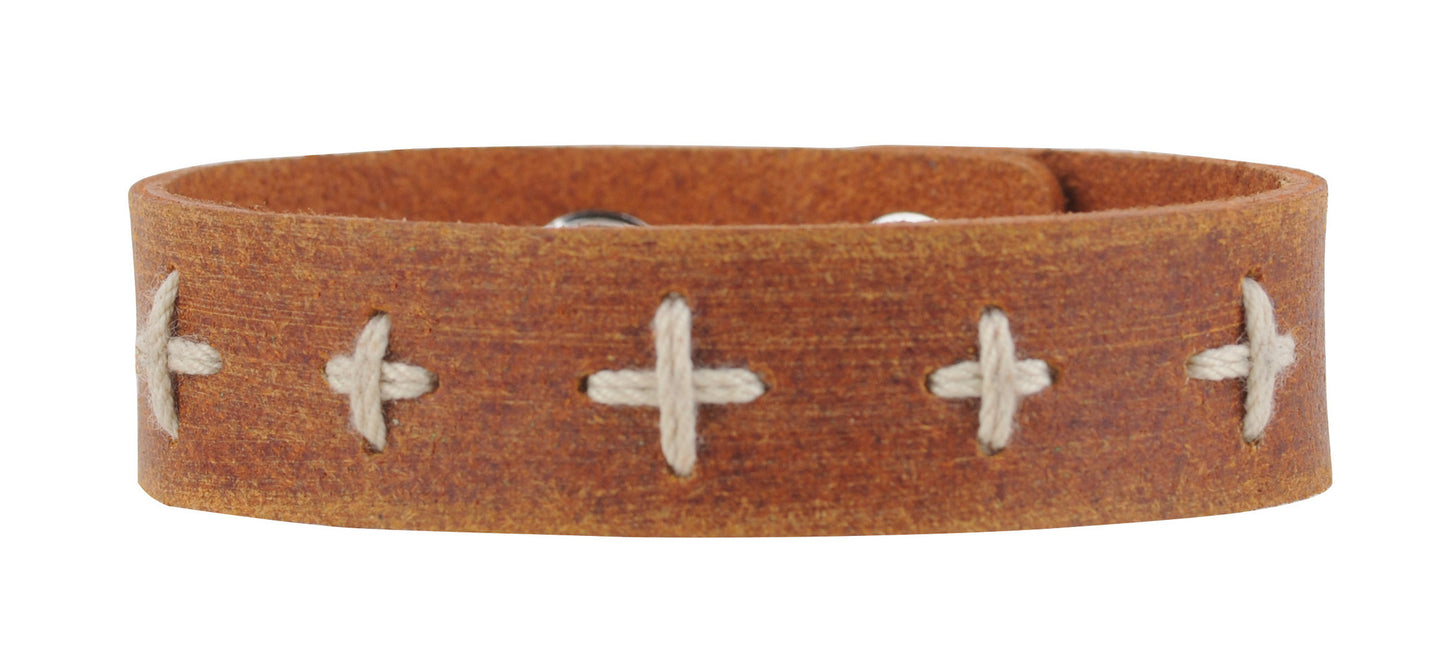 2037 - Medium Hand Stitched Cross - Prepack of 4 - Most Wanted USA
