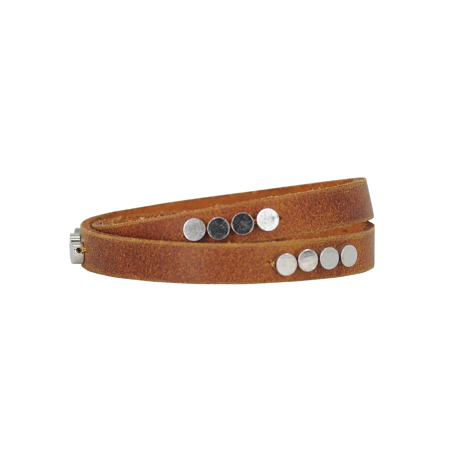 2052 - Double Wrap with Circle Beads