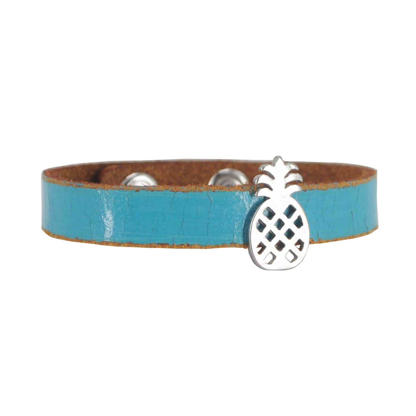 2057 - Pineapple Leather Bracelet