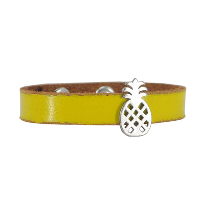 2057 - Pineapple Leather Bracelet