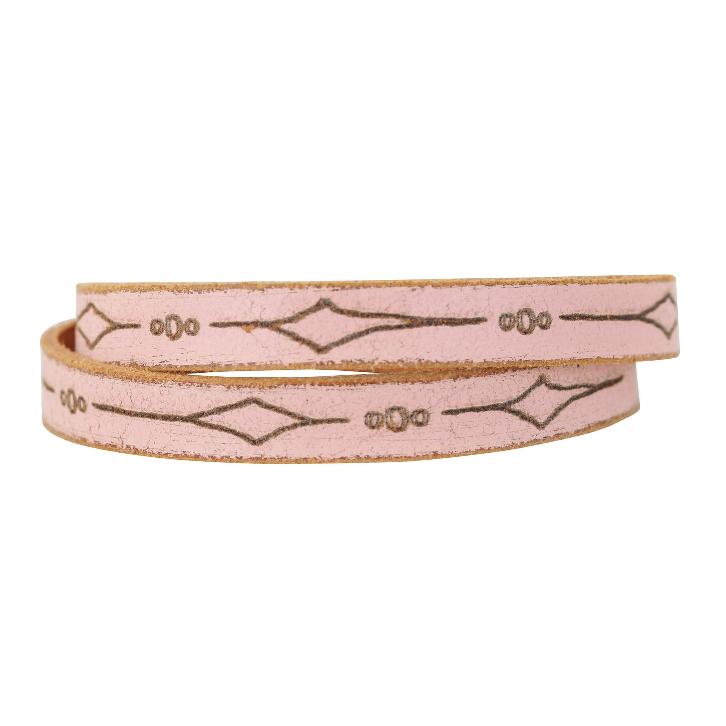 2081-PINK 2081 - Double Wrap Laser Diamond - Wholesale Bracelet - Most Wanted USA