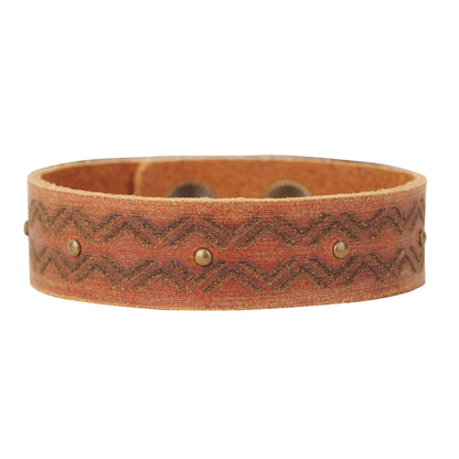 2084-TAN 2084 - Laser Pattern Bracelet - Wholesale Bracelet - Most Wanted USA