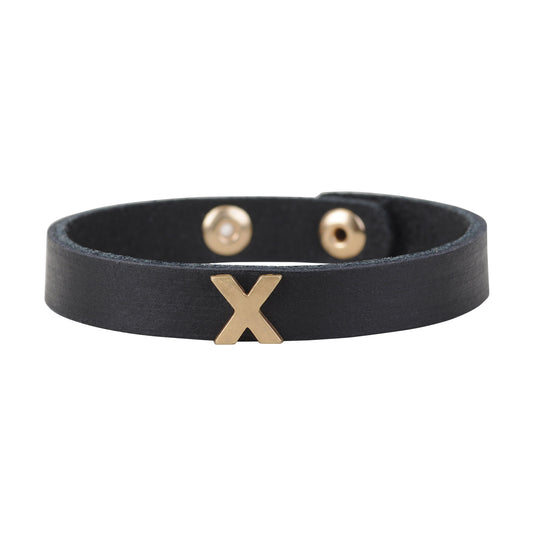 2085-BLACK 2085 - X Marks the Spot - Wholesale Bracelet - Most Wanted USA