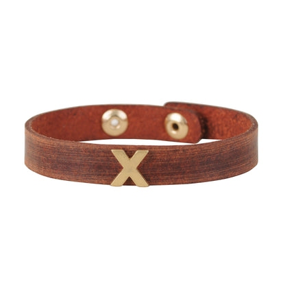 2085-TAN 2085 - X Marks the Spot - Wholesale Bracelet - Most Wanted USA