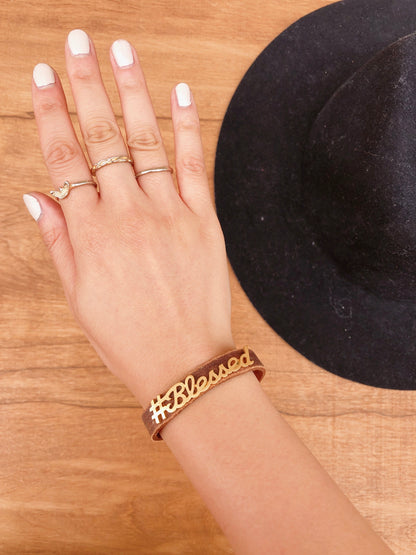 2091 - #Blessed Bracelet - Wholesale Bracelet - Most Wanted USA
