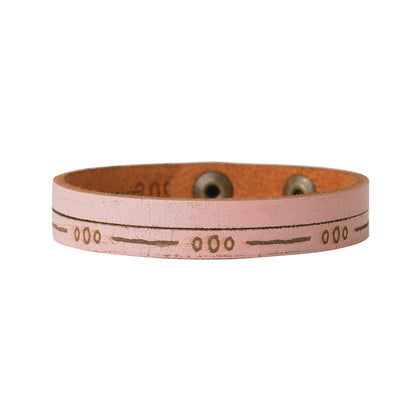 2095-PINK 2095 - Etched Three Circle Bracelet - Wholesale Bracelet - Most Wanted USA