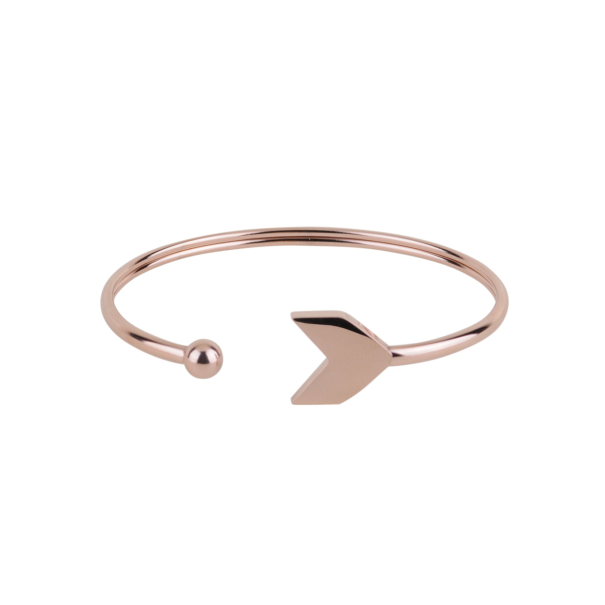 2113-ROSE GOLD 2113 - Chevron Cuff Bracelet - Wholesale Bracelet - Most Wanted USA