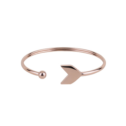 2113-ROSE GOLD 2113 - Chevron Cuff Bracelet - Wholesale Bracelet - Most Wanted USA