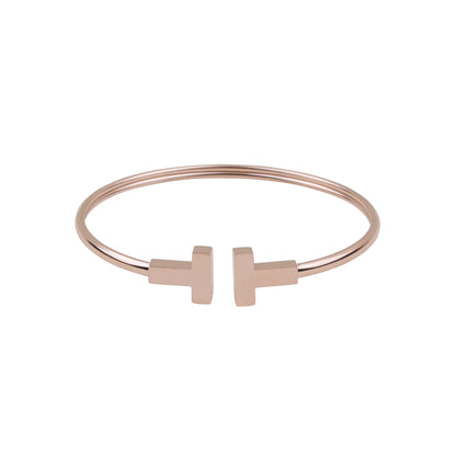 2114-ROSE GOLD 2114 - T Flex Bracelet - Wholesale Bracelet - Most Wanted USA