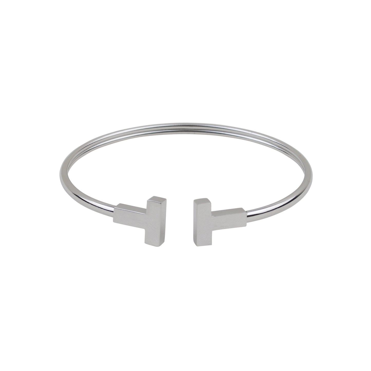 2114-SILVER 2114 - T Flex Bracelet - Wholesale Bracelet - Most Wanted USA