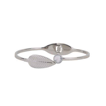 2118 - Leaf and Marble Circle Bracelet - Wholesale Bracelet - Most Wanted USA