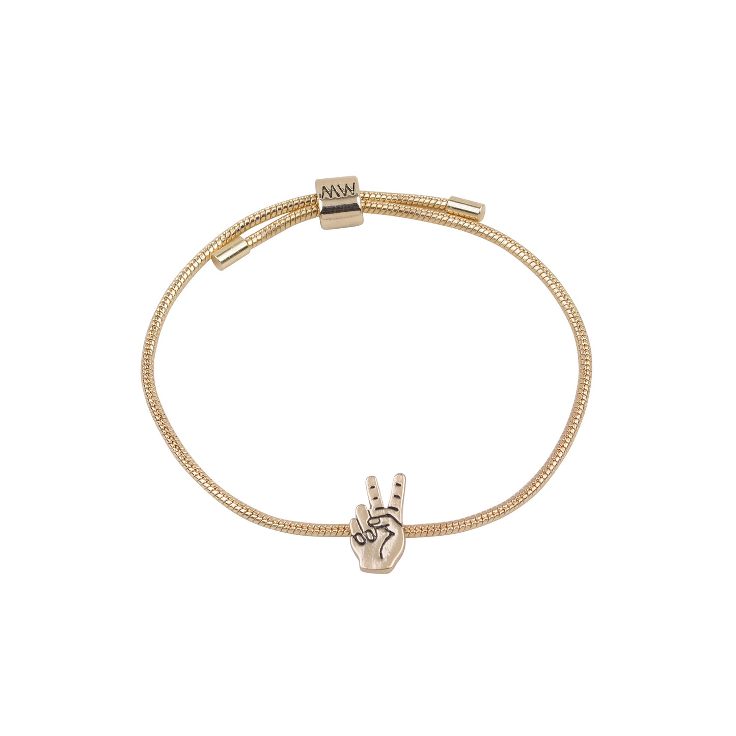 2120-GOLD 2120 - Peace Bracelet - Wholesale Bracelet - Most Wanted USA