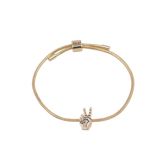 2120-GOLD 2120 - Peace Bracelet - Wholesale Bracelet - Most Wanted USA